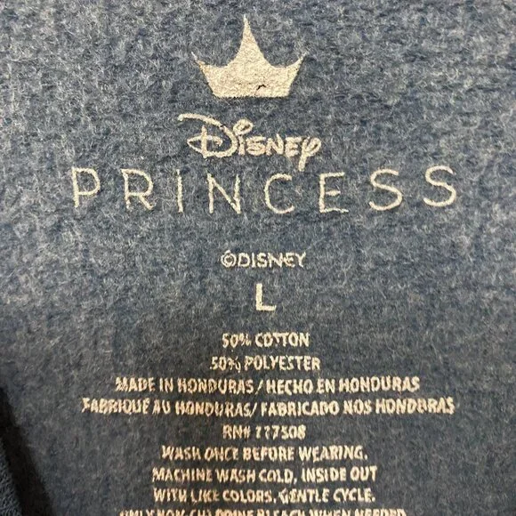 Cinderella Disney Animated Studios Movie Princess Crewneck L - Picture 4 of 5